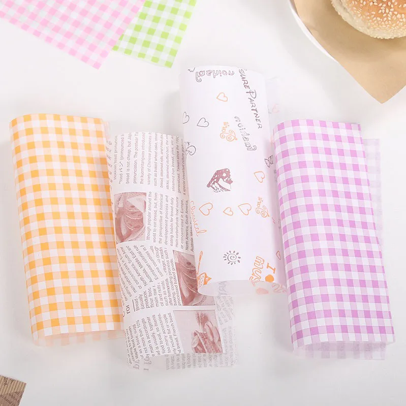 Wrapping Greaseproof Shawarma Food Grade White Coating Paper