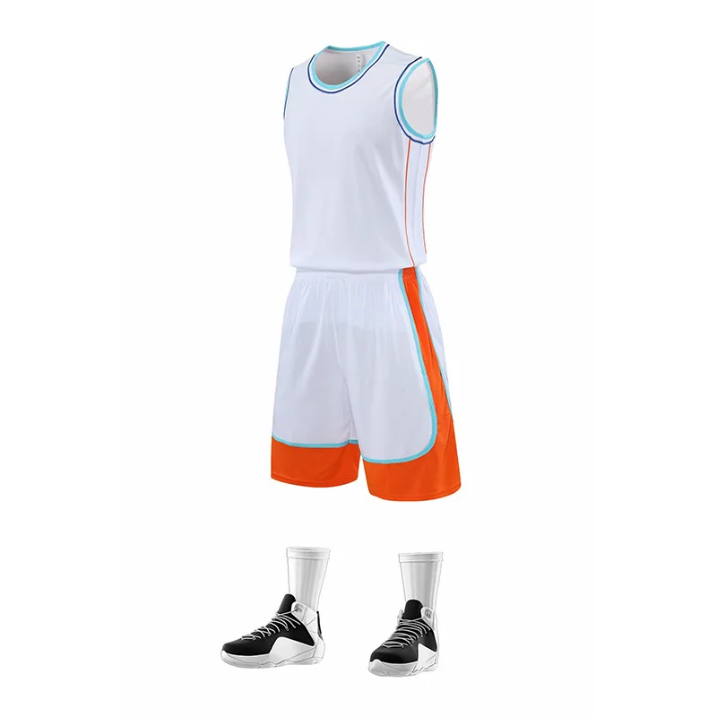 Custom Quick Drying Reversible Basketball Uniform Training Jersey Basketball Jersey Sublimation