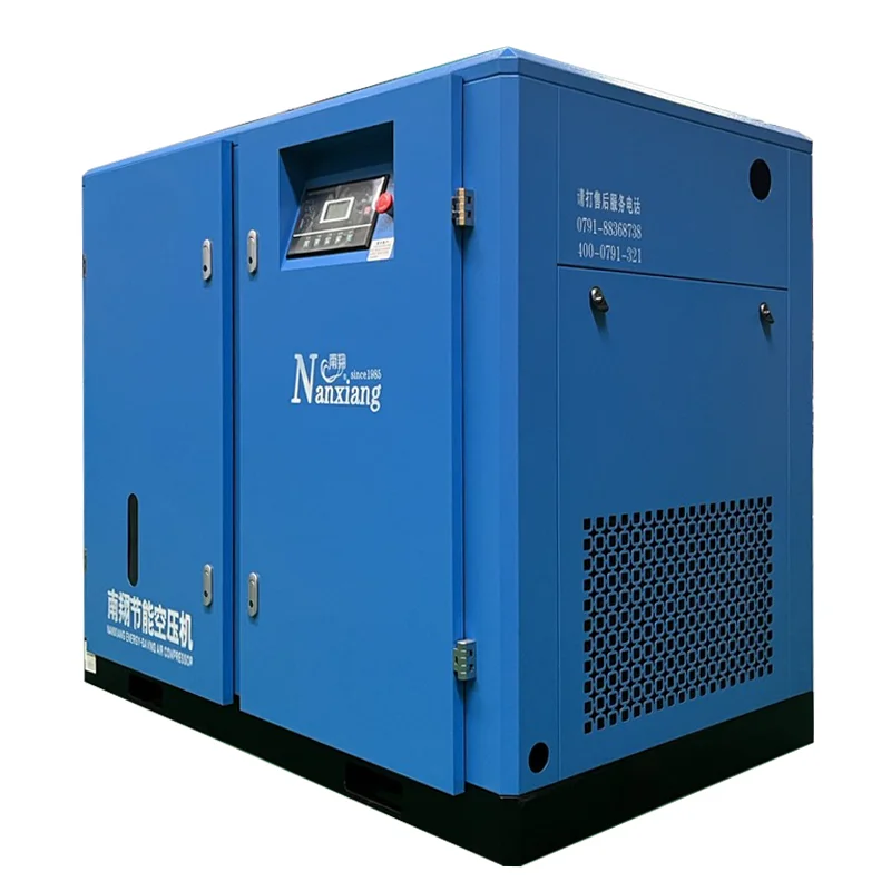 Low Price Process Air Compressor 90KW 8-13Bar Air Cooling Direct Driven AC Stationary Screw Air Compressor