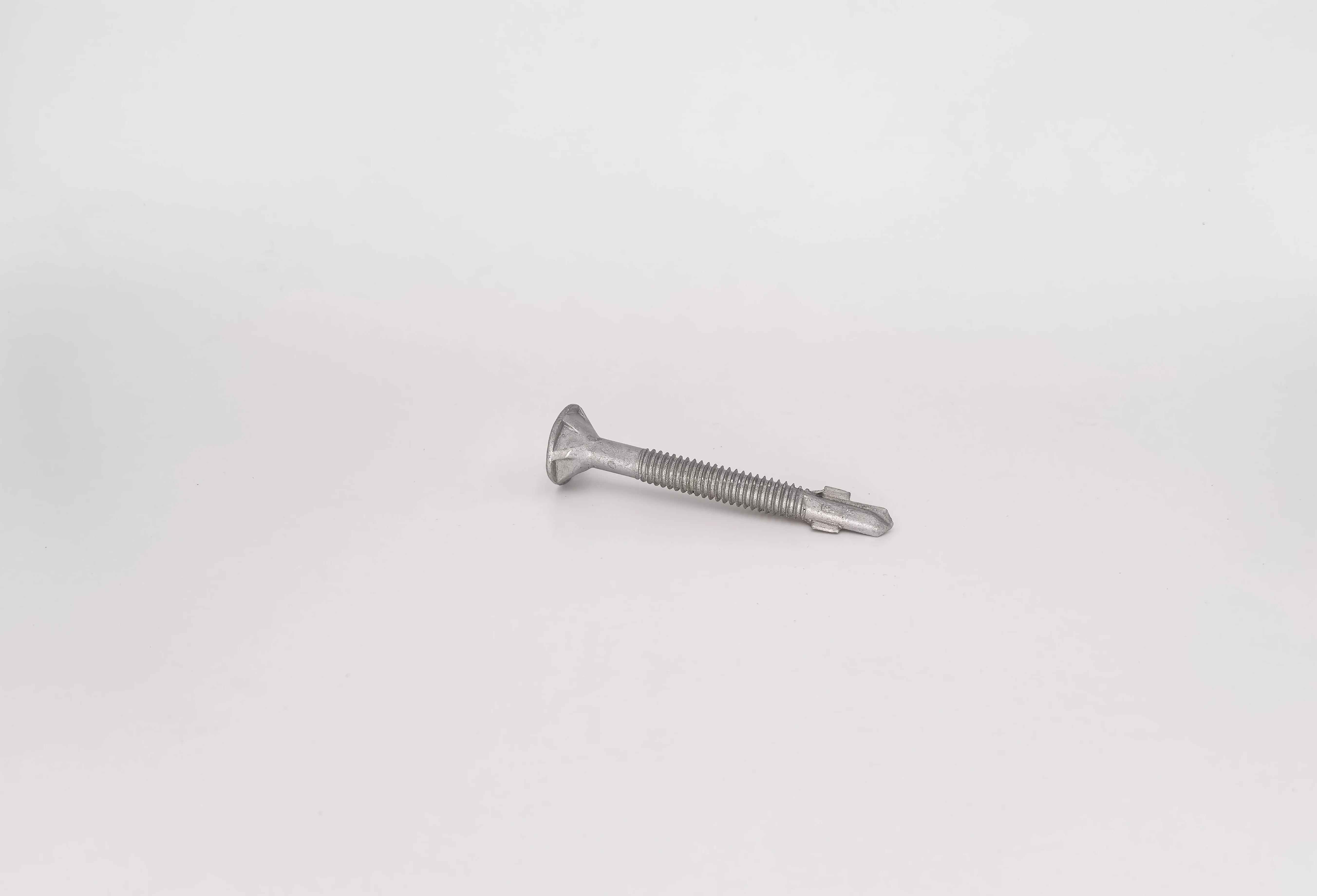 Flat Head Torx Recess Self Drilling Screws with nibs under Head with Wings HDG