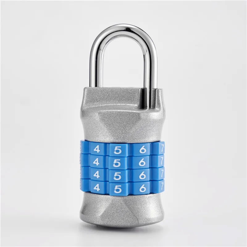 HB51 Amazon candado Zinc Alloy combination padlock luggage lock   4 digital lock password locks