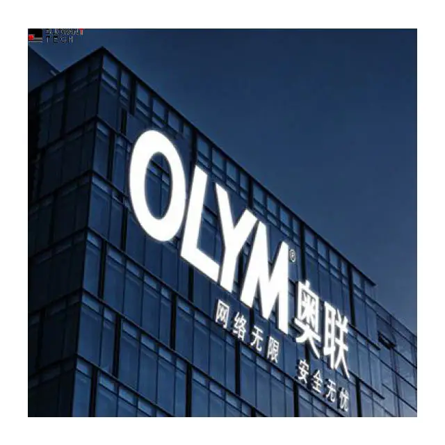 Custom Outdoor Business Stainless steel RGB Led Illuminated channel Letter sign Exterior Business channel letter sign