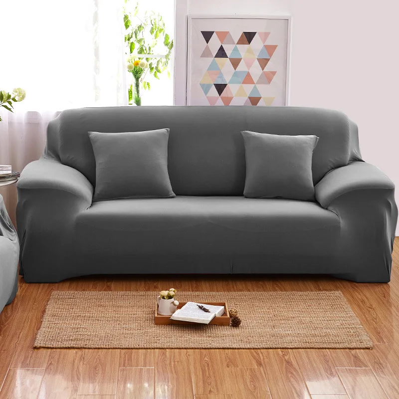 1/2/3/4 Seater High Grade Velvet Stretch Elastic Sofa Cover Living Room Couch Slipcover Furniture Protector Case Sofa Covers
