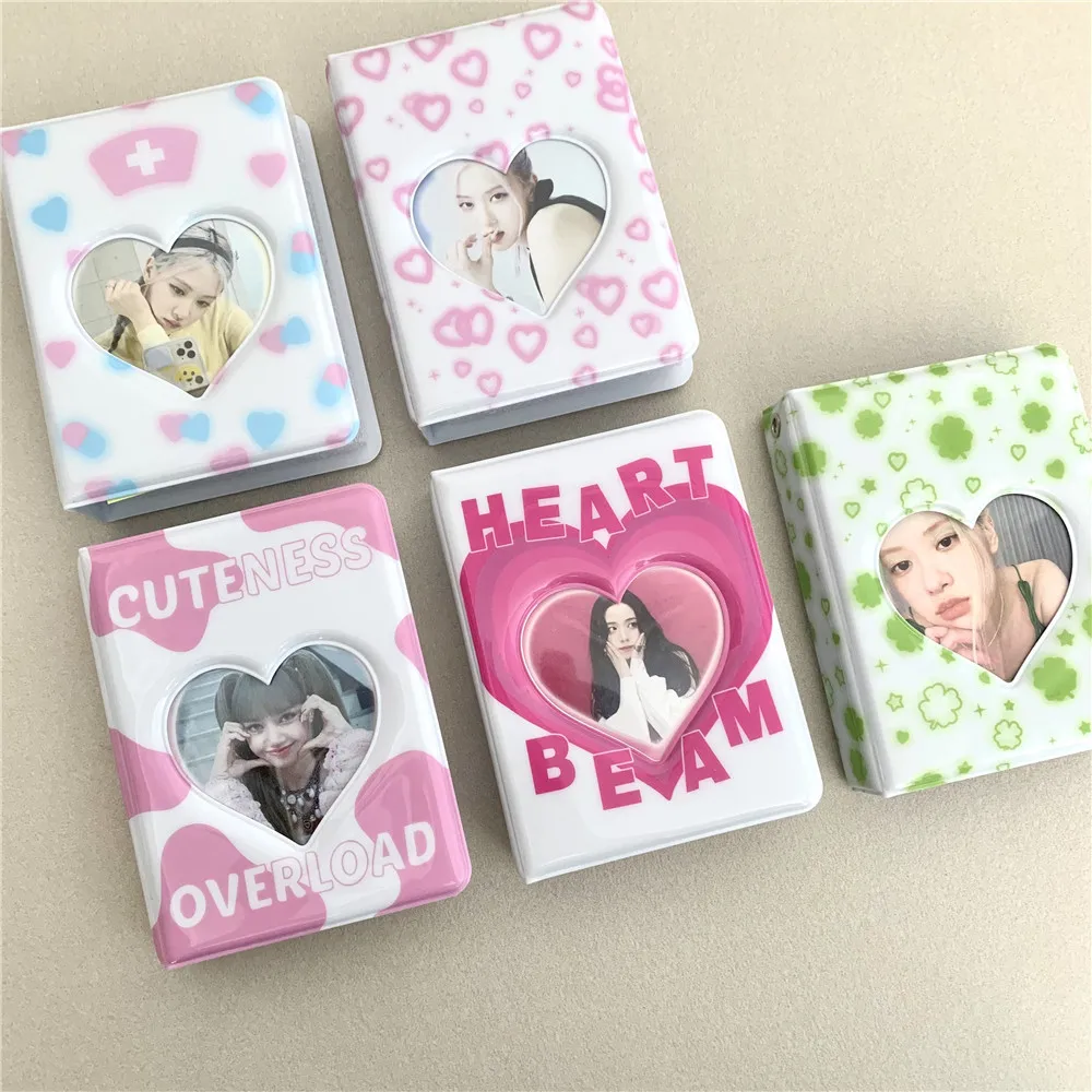 Fresh Four leaf Grass Love Cow Pattern 3-inch Polaroid Mini Album Star Album Small Card Collection