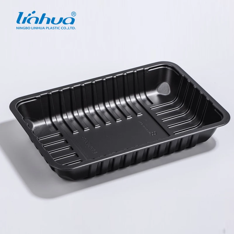 Customized  PET  Tray Food Grade Plastic PET Trays For meat Food Packaging Container