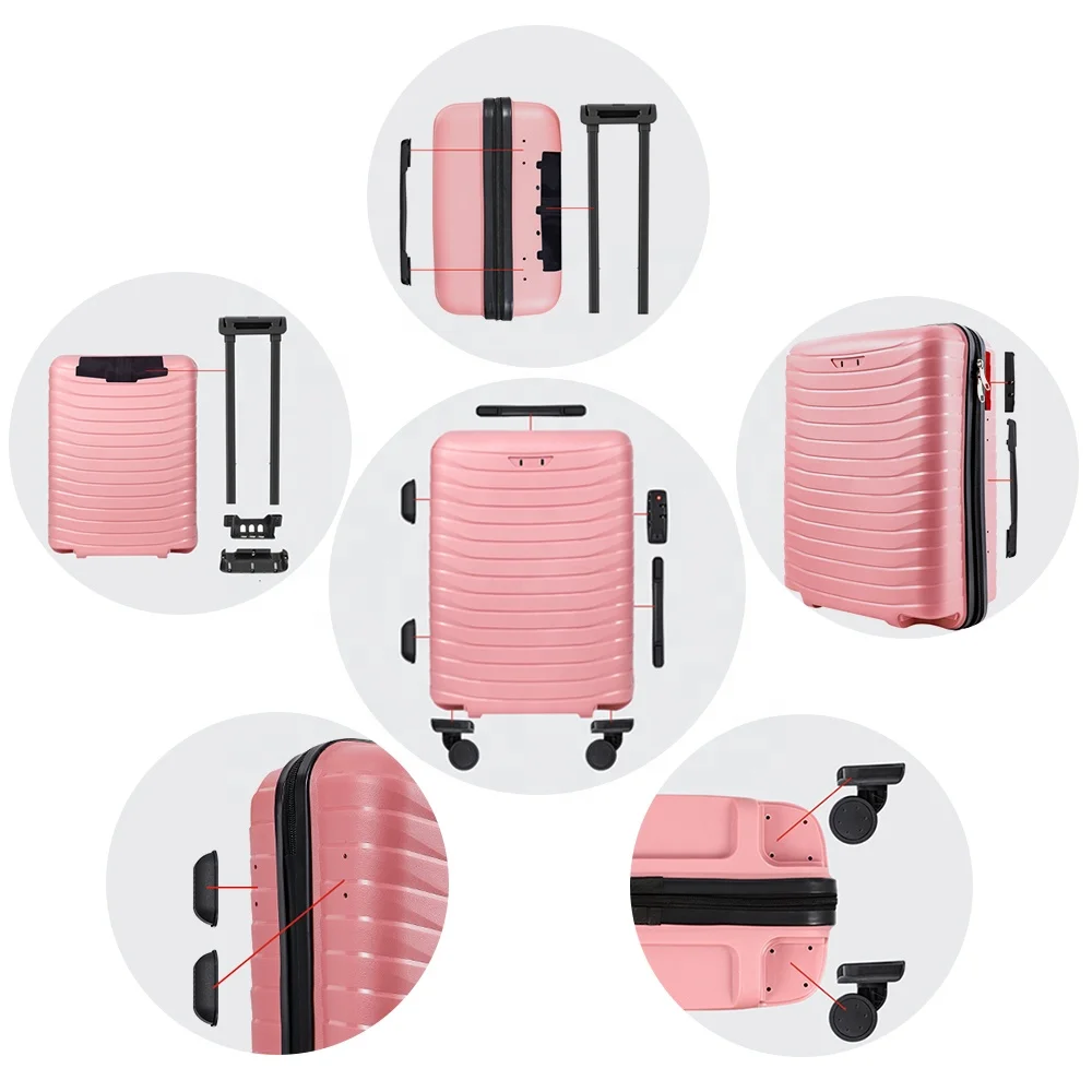 18-29 дюймов PP багажный набор из 15 шт. внутри друг друга