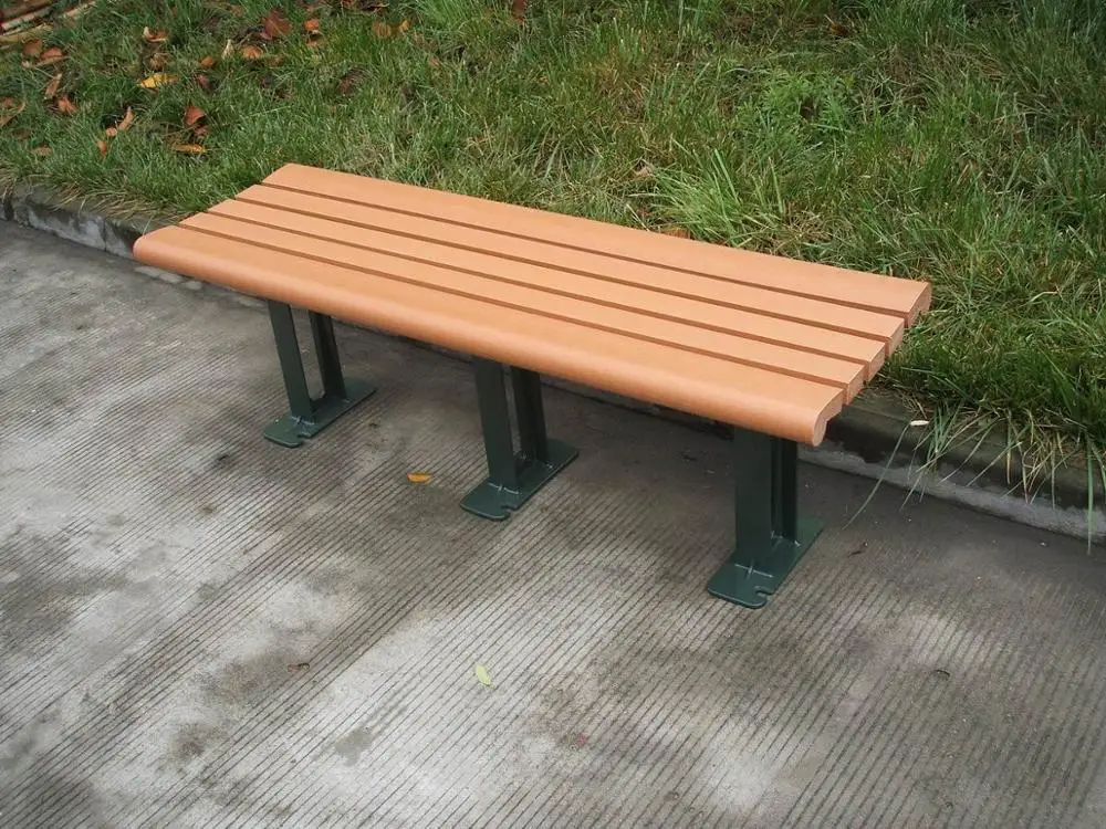China Professional Manufacturer WPC wood outdoor benches garden patio seating bench