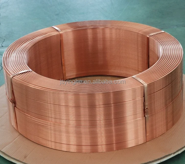 pancake copper coil Refrigeration tube as per ASTM B280 in coils soft temper Ends capped
