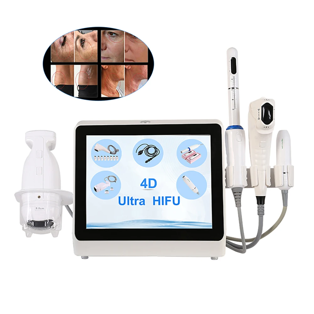3D 4D vmax hifu liposonixed 7 картриджей высокоинтенсивный сфокусированный Ультразвуковой Лифтинг Лица жиросжигающий косметический инвентарь
