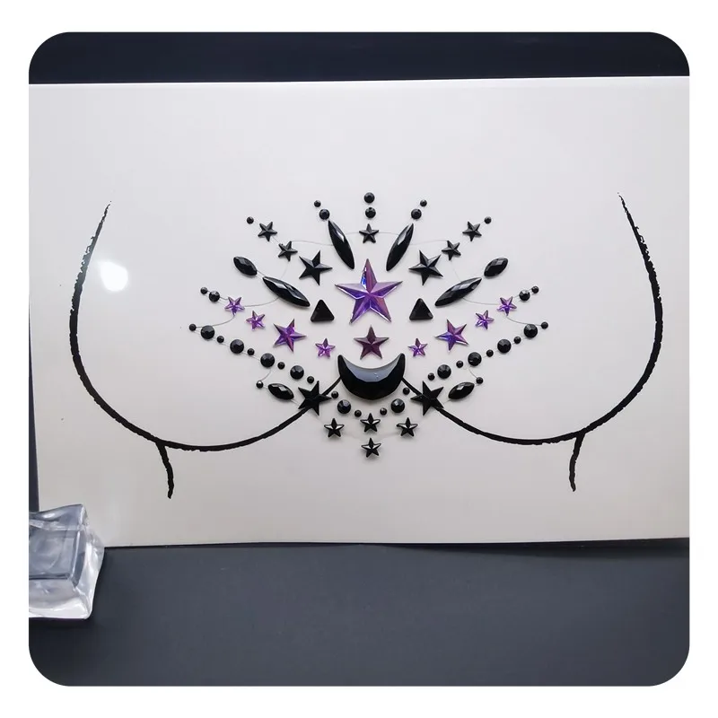 Wholesale Face And Body Crystals Luminous Rhinestones body sticker