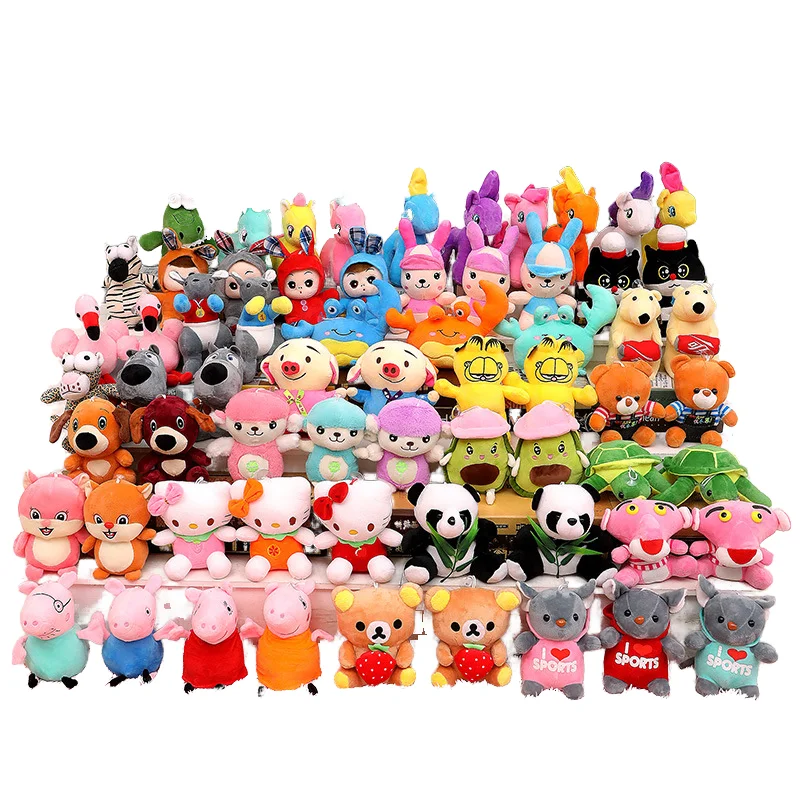 Wholesale Direct Sales mini plush Bear Toy 7inch claw machine toys plush  Party Night Market Temple Fair Small dolls gifts