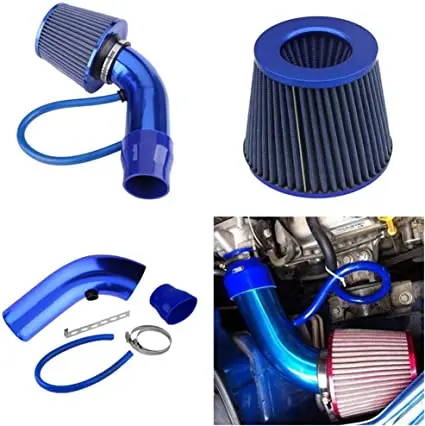 
3inch 63mm 76mm Super Power Flow Air Intake Pipe High Flow Air Filter Intake Kit Sport Cold Air Intake Kits For Universal Car 