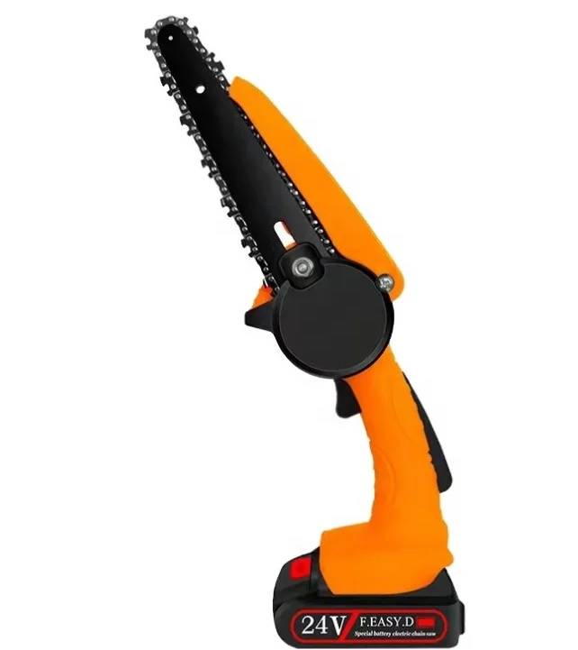 ENERGUP 21V Electric Cordless Mini Chainsaw Garden Chain Saw For Wood Cutting