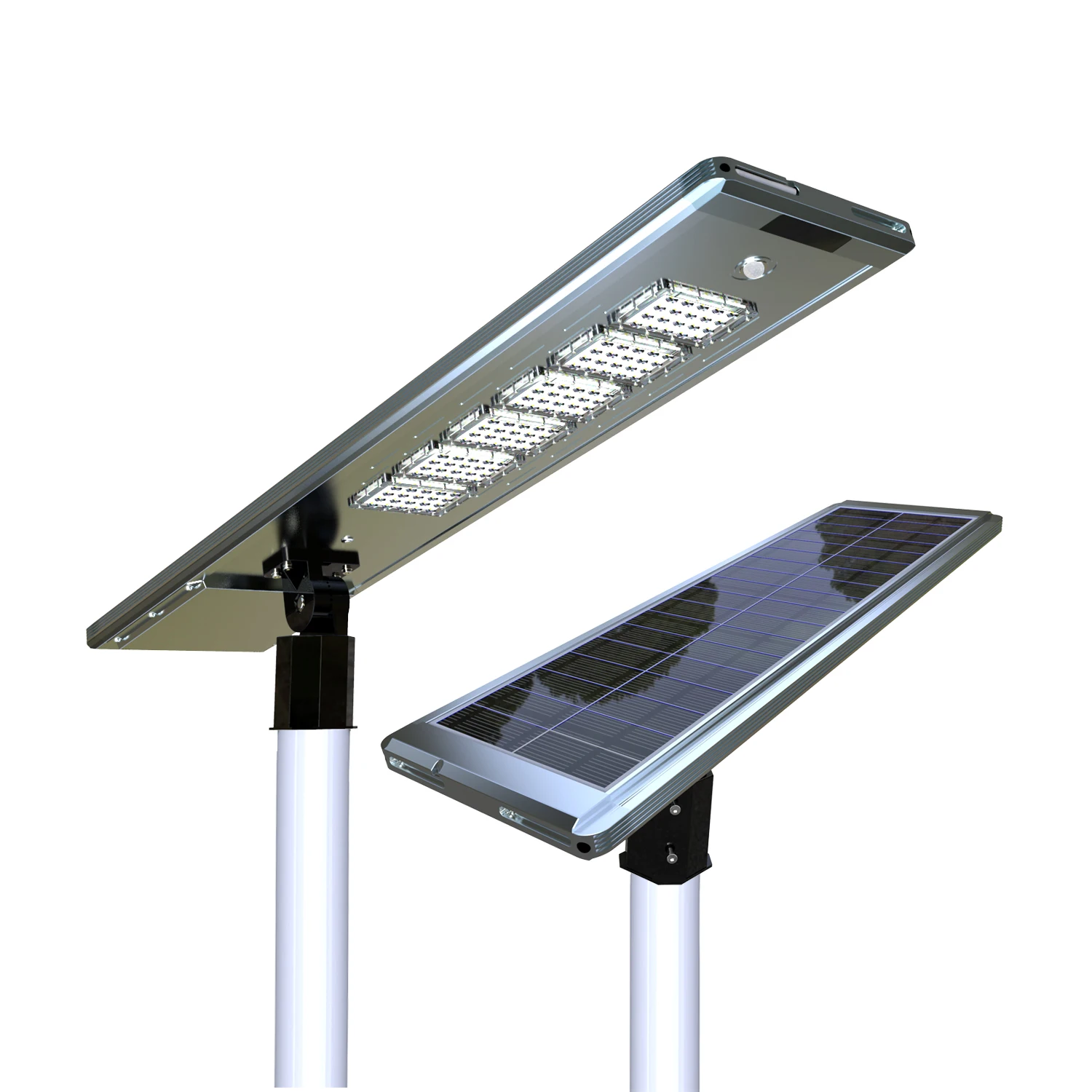 ESHINE 5 years warranty explosion-proof glass body 40w 80w 100w 120w waterproof led all-in-one outdoor solar street light