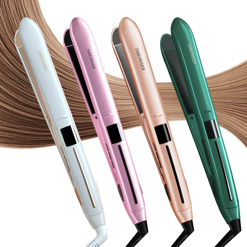 Hot sales New Straightener Flat Iron Ceramic Custom Logo Ionic Fast High Heat Swivel Cord Hair Straightener