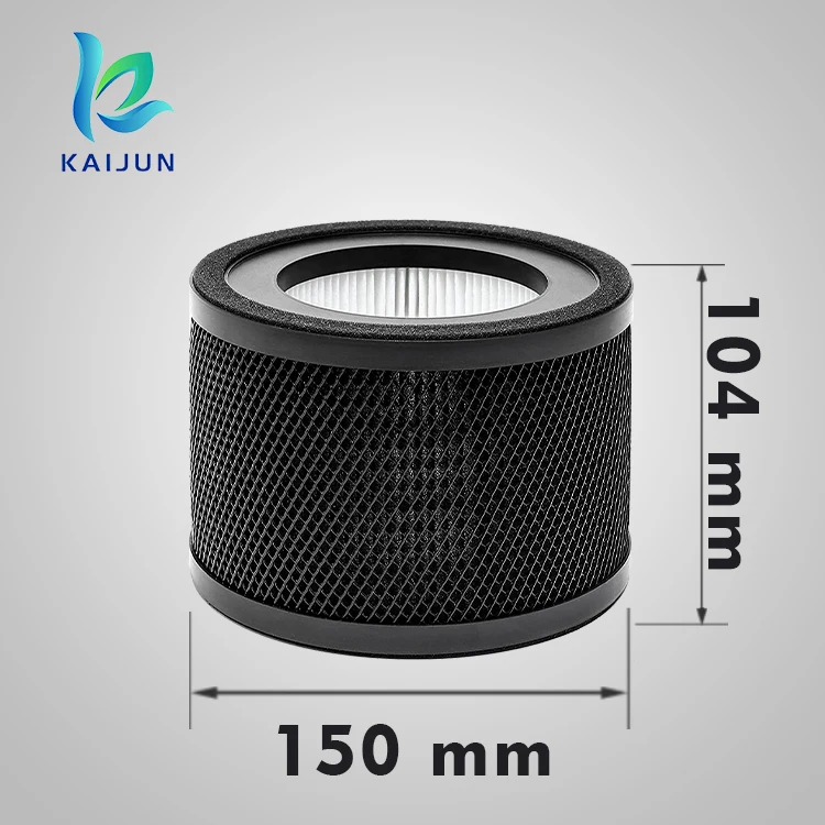 3-in-1 hepa cylindric replaced air purifier filters part compatible for taotronicss tt-ap001 vava va-ee014 sale