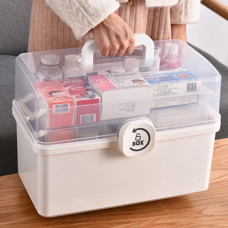 6.7 Plastic Storage Box Multipurpose Organizer and Storage Case for Art Craft and Cosmetic