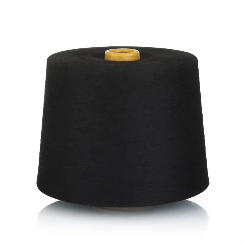 Hot-selling 21s/1 32s/1 100%Polyester Yarn Manufacturer In China Socks Yarn For Knitting Vortex Ring Spun Knitting Yarn