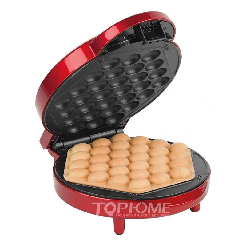 ETL GS CE CB Bubble Waffle Maker Electric Non Stick Hong Kong Egg Waffler Electric Baking Griddle Mini Waffle Maker
