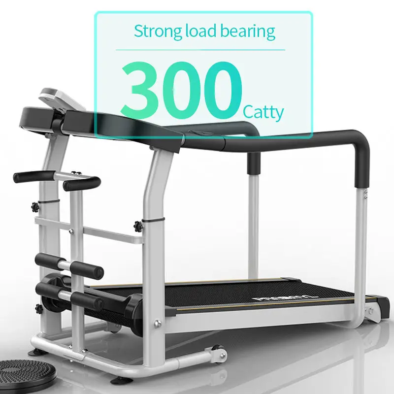 2024 New design Multi function plug free walking machine With LED Screen Running Treadmill