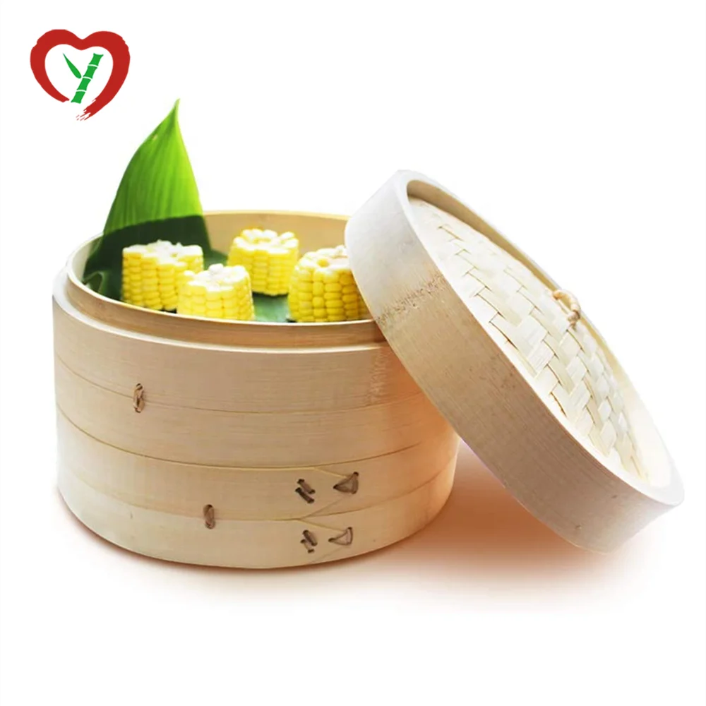 
Best Selling Wholesale Food Bamboo Steamer 10Cm To 40Cm For Kitchen 