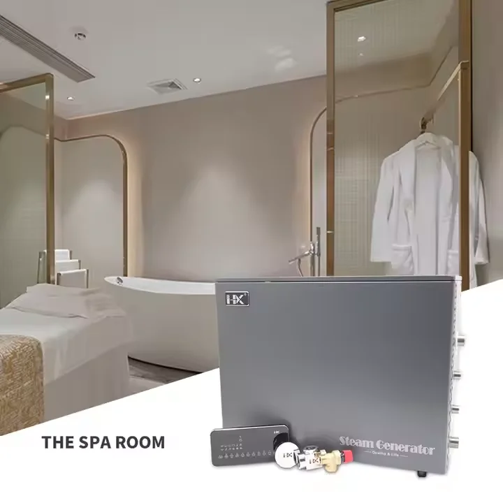 18KW Professional Wet Steam Generator Precise Time Temperature Control High-End Sauna Room Machine Steam Shower Steam Sauna