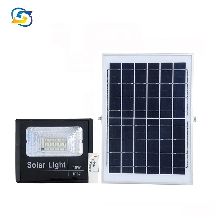 Лидер продаж, классический промышленный прожектор на солнечной батарее класса А 40 Вт, 50 Вт