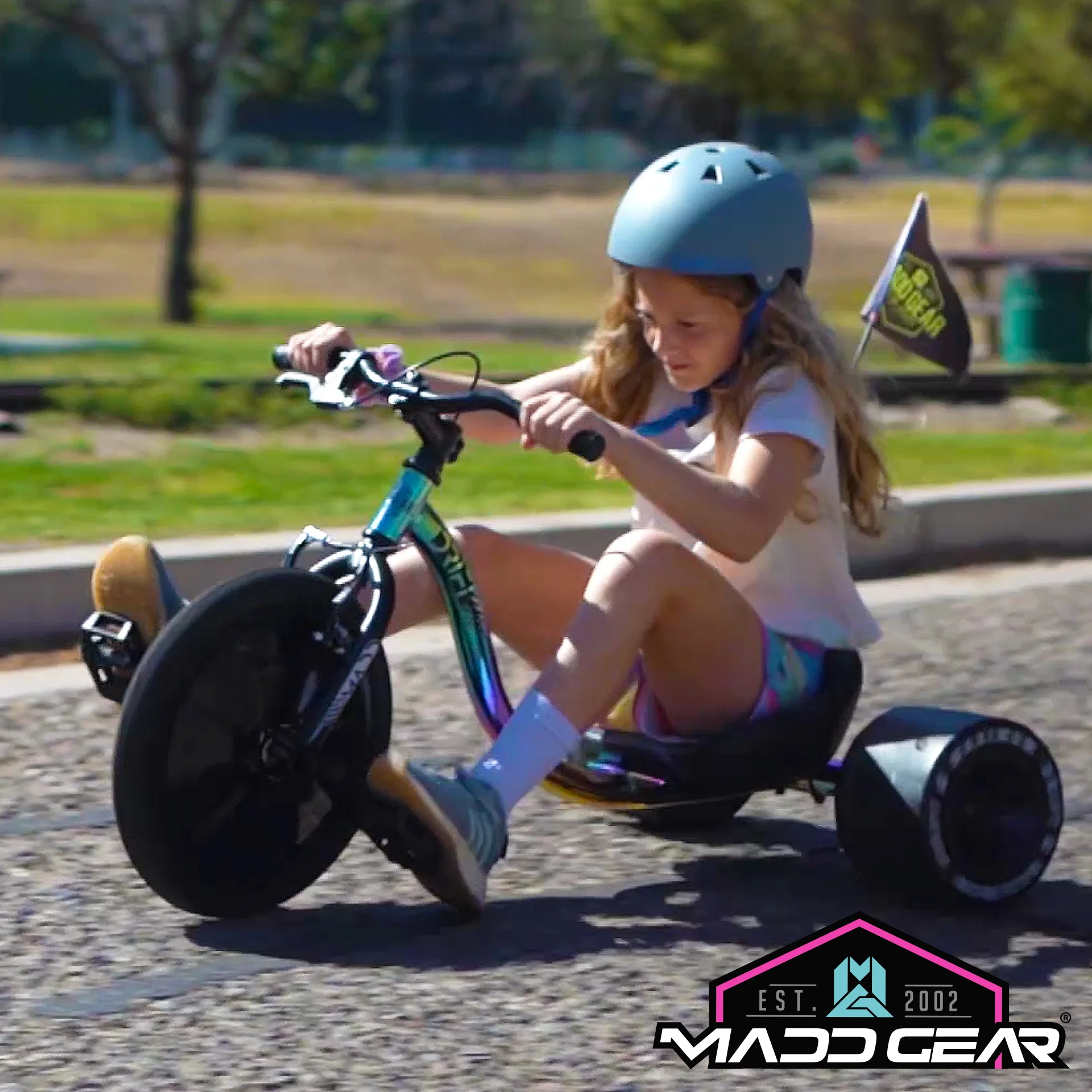Производитель MADD GEAR металлический многоцветный трехколесный велосипед для физических упражнений роскошный парк DRIFT TRIKE