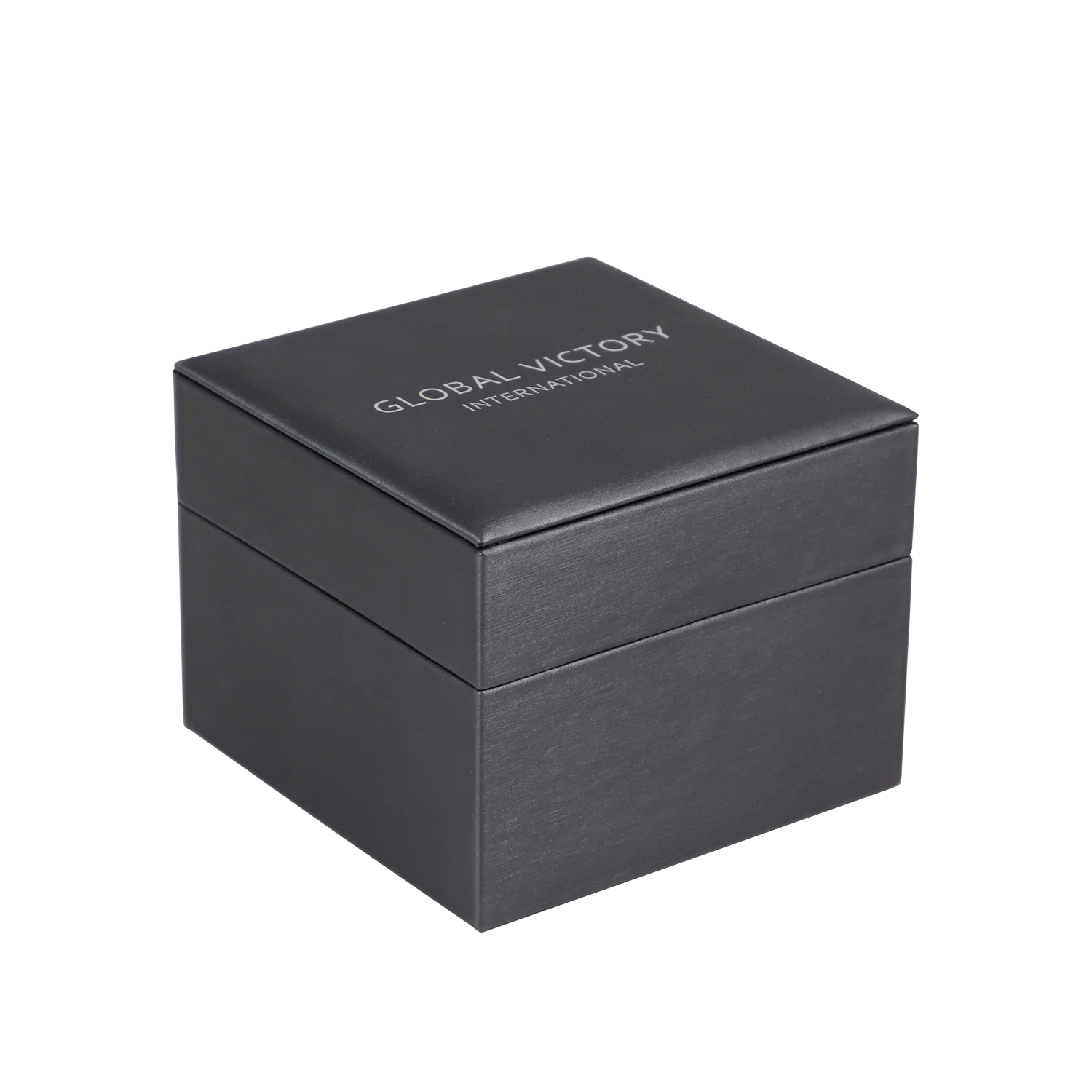 Nobel Single Slot Watch Case Packaging Wholesale OEM Custom Logo Watch Box Luxury Black Leather Men Watch Box