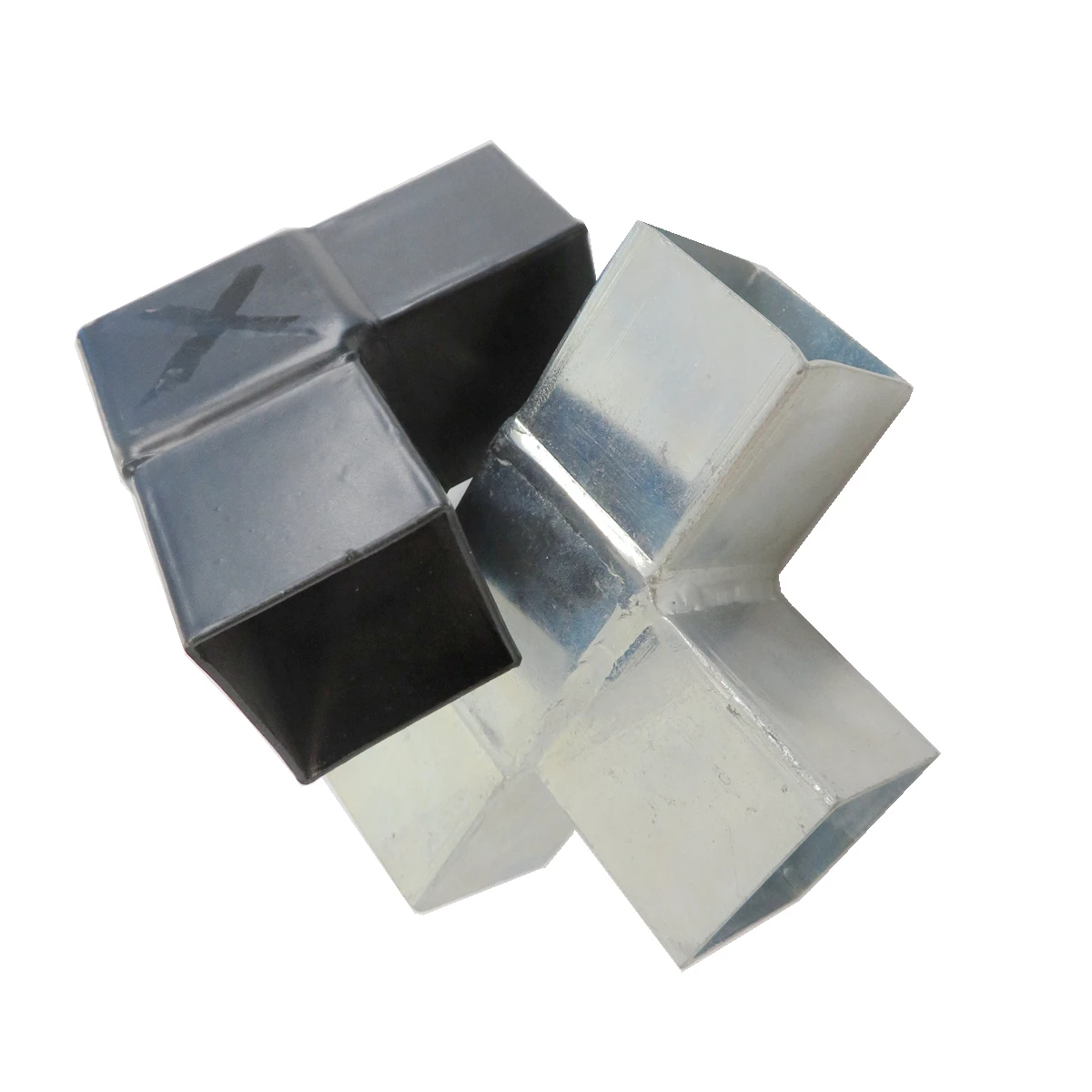 Factory Custom High Quality Aluminum Welding Accessories Pipe Glass Corner Connector