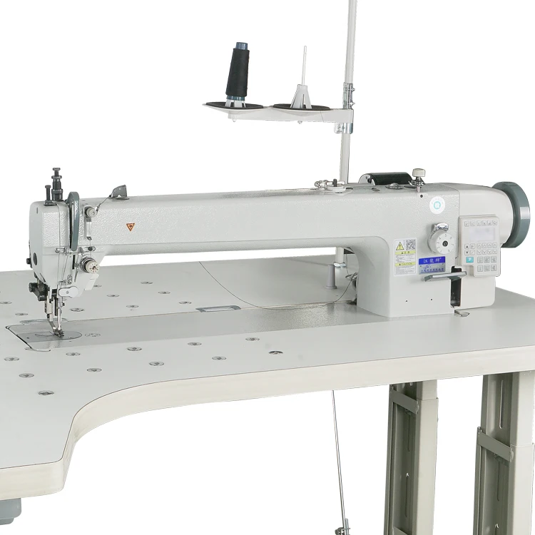 0303D-C560MM Long Arm Multifunction Compound Feed Walking Foot Lockstitch Flat Industrial Sewing Machine For Leather