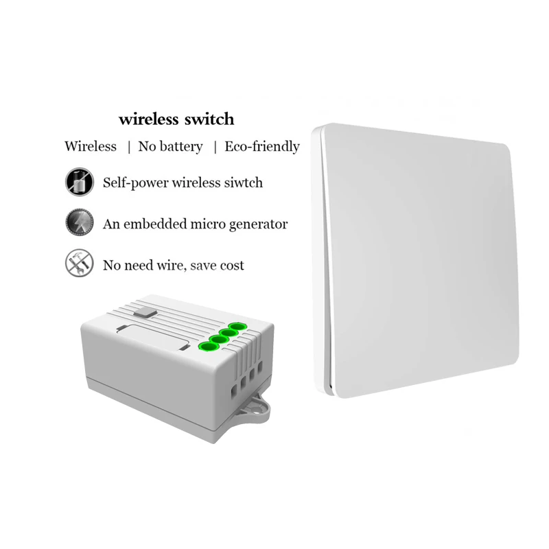2022 New intelligent light switch smart home lighting control wifi smart wall light switch no neutral no wiring RF smart switch