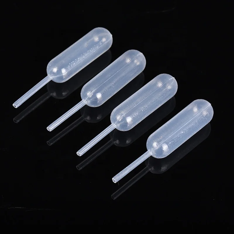 4ml Plastic strip dropper for jam cream Mini Transfer Pipette Pasteur Pipette