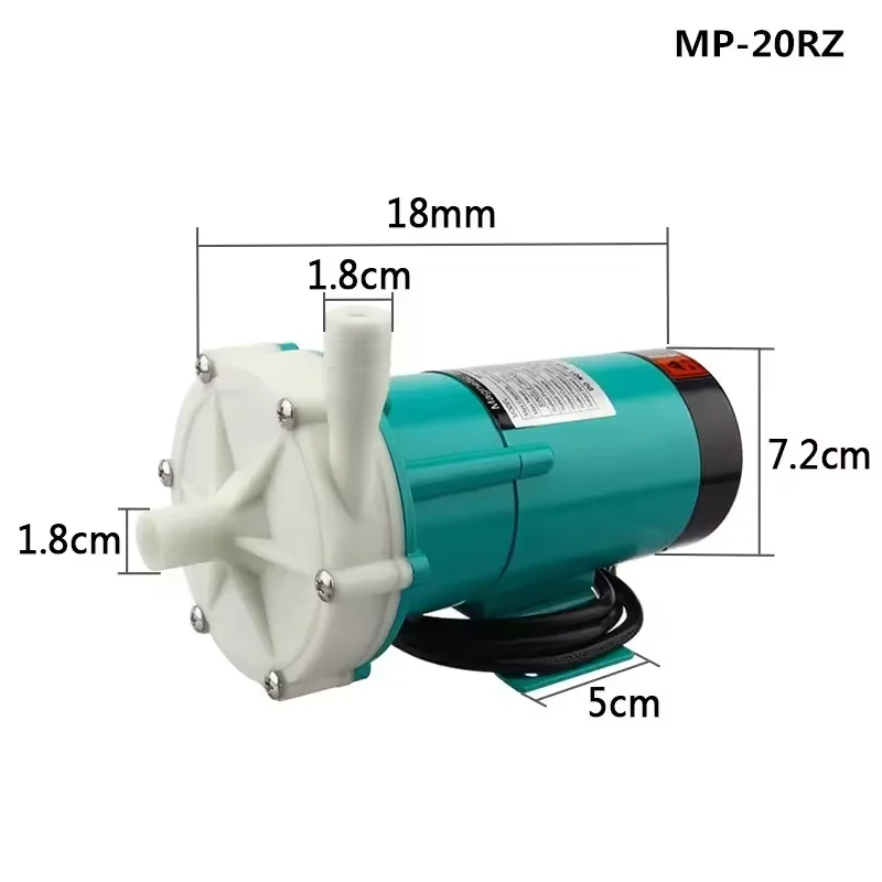 1/2' Magnetic Drive Pump 220V/240V Water Pump without plug Type MP-20RZ Food GradeChemical Industry/ Homebrew