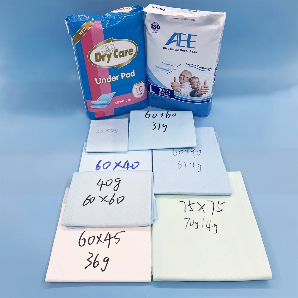 60*90cm Medical Incontinence Bed Pads Disposable Urine Underpad for Adults