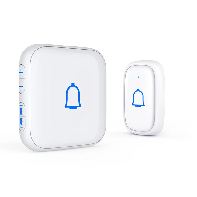 Беспроводной дверной звонок для квартиры, отеля, диапазон 300 м, 56 мелодий, 2 приемника, Eufy