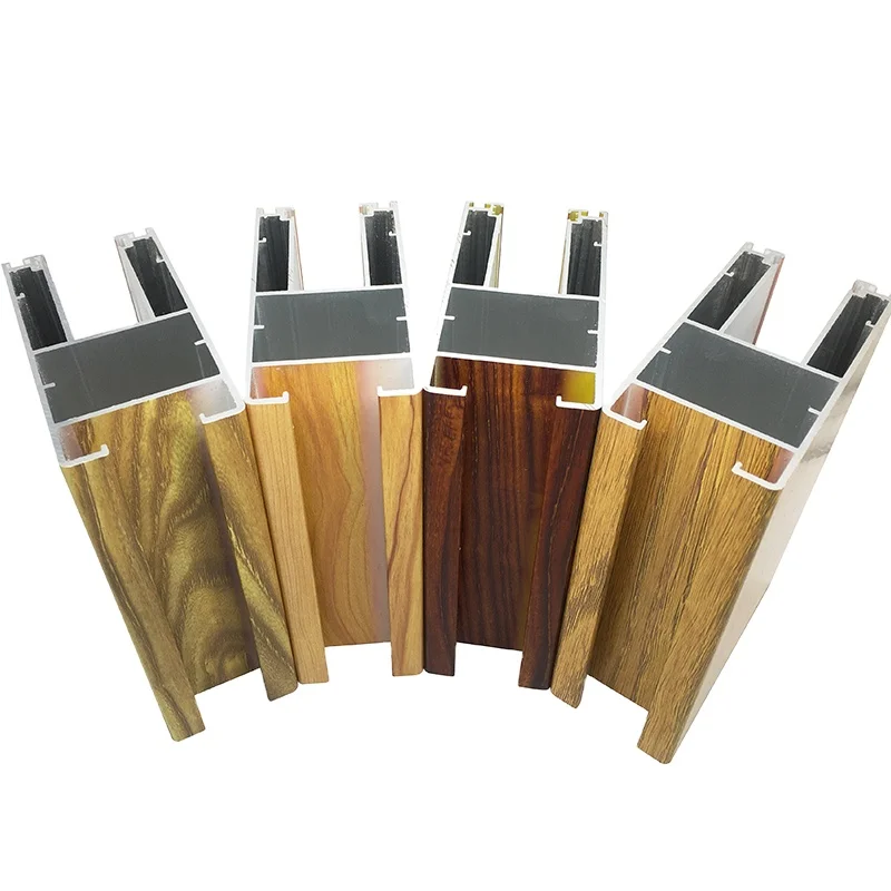 High Quality Aluminum Profile Wood Grain, Customized Aluminium Wooden Finish,aluminium profile wood color