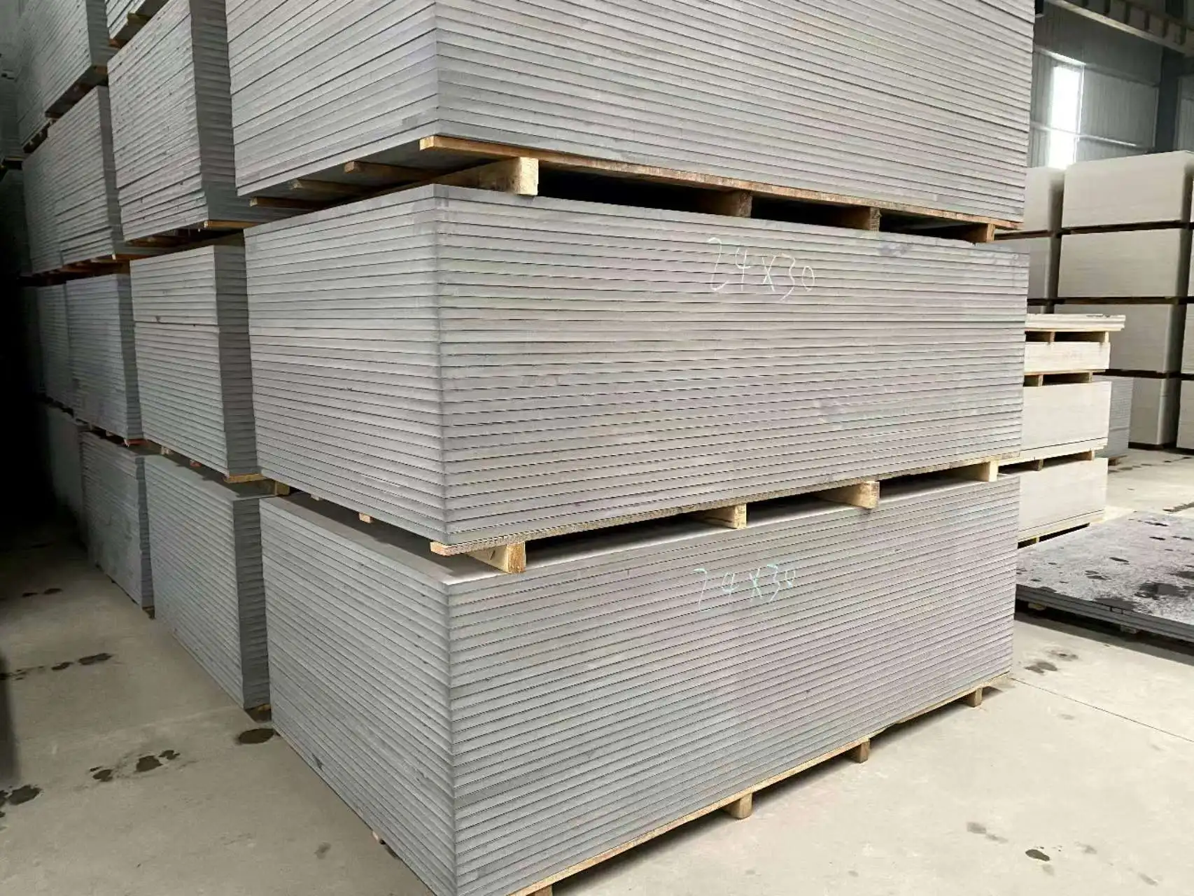 Плита Силиката Кальция высокой плотности волокна неасбестовая огнезащитная стеновая панель