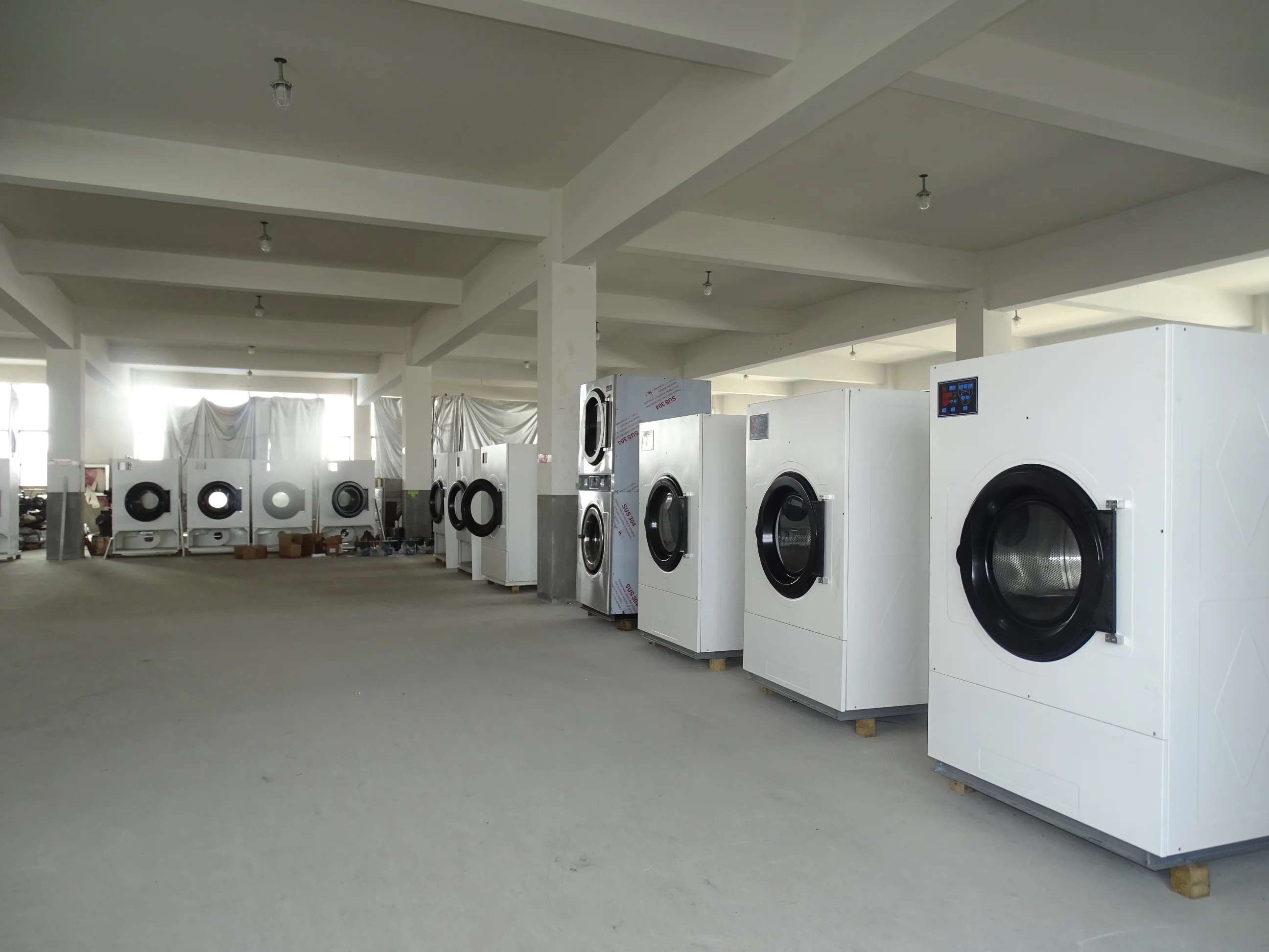 Quality Assurance Drum Type Full Automatic Quick Drying Equipment Hotel 15kg Industrial Drum Type Clothes Dryer