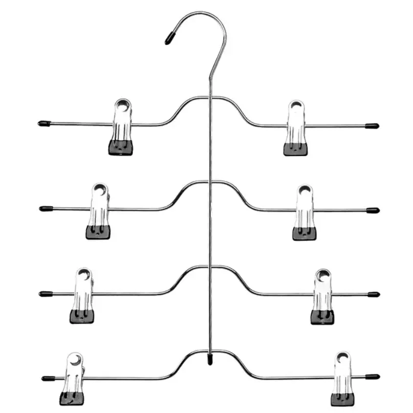 Factory OEM Multifunctional multilayer  hangers  non-slip Metal hanger for Shoes