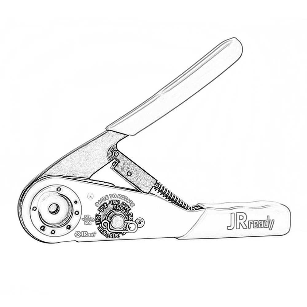 JRready ACT-AS1 ASF1 Crimper Wire TH M22520/1-02 Head MIL-DTL-83723 Connector M39029/5-115 Contact