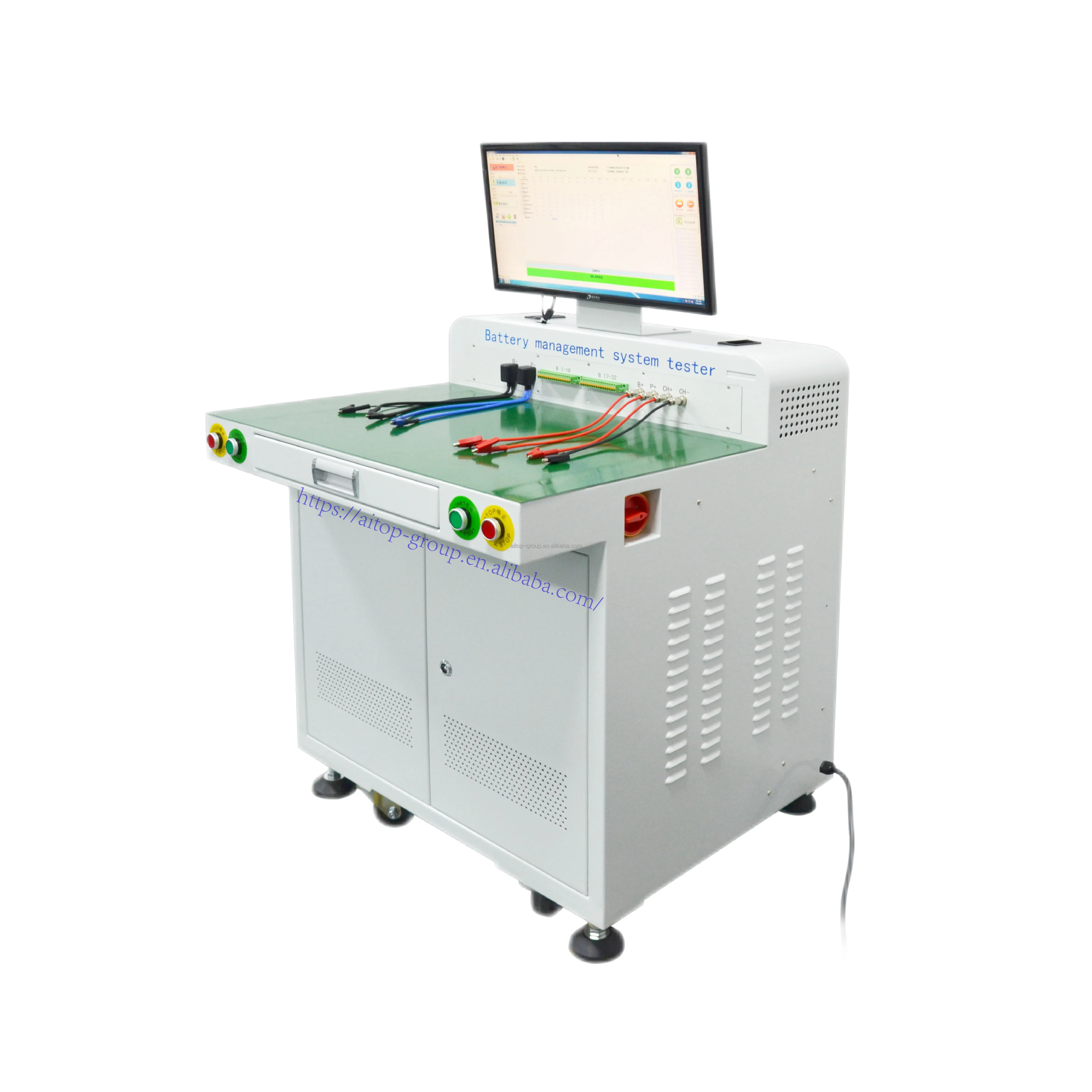 1-32 Series BMS tester with computer 1-24 strings 300A  multi-string protection board pcb test tester