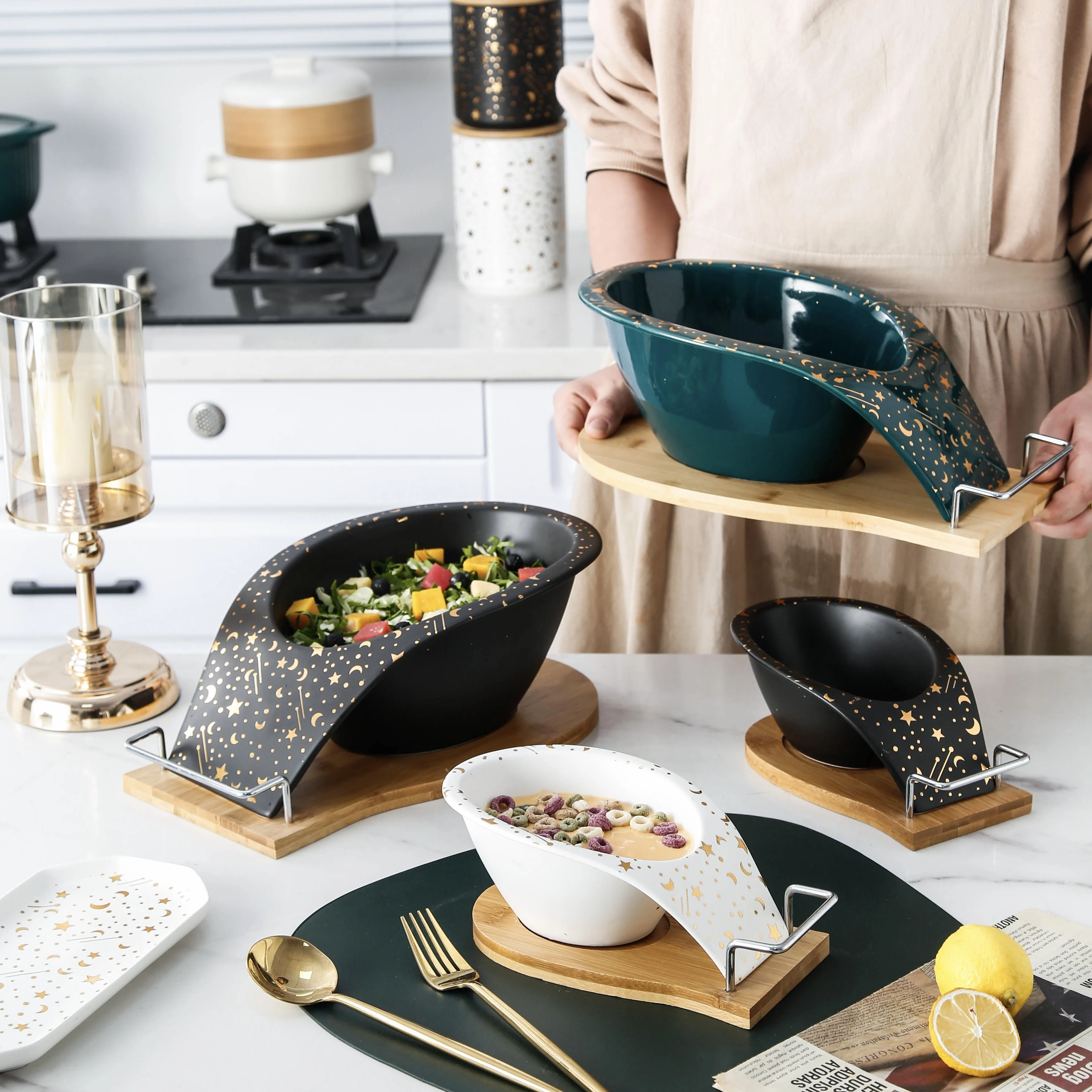 Cross-border Ceramic Shallow Plate Japanese Cuisine Disc Cake Dim Sum Restaurant Tableware Western Steak Plate Wholesale