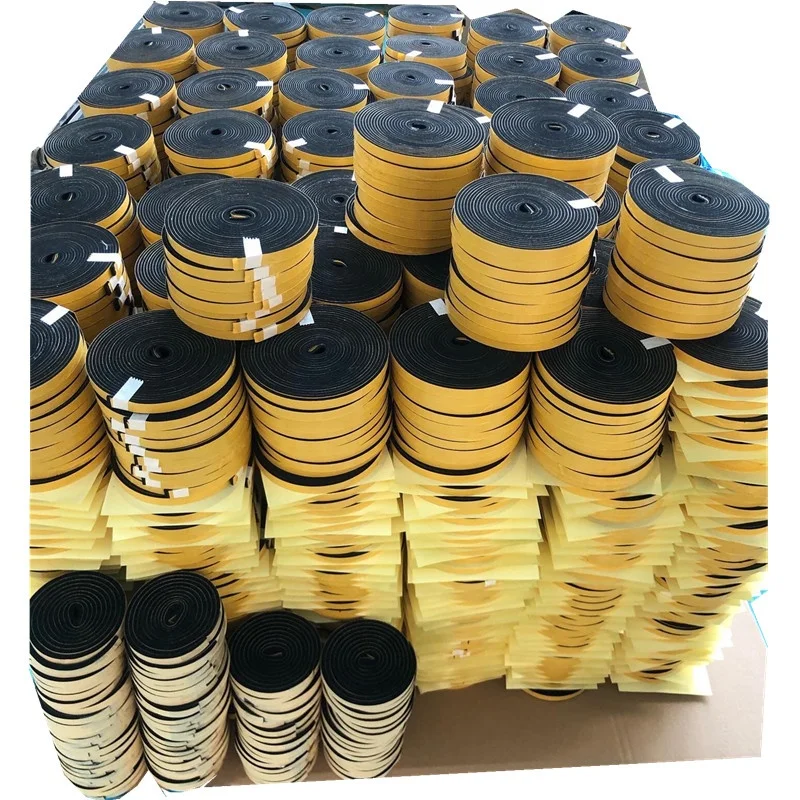 High Density Foam Tape Waterproof Sealing Strip EPDM Strips Neoprene Single-Sided Adhesive PE Seal