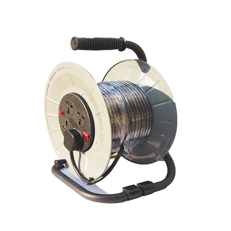 240 вольт Heavy duty свинцовый шнур-удлинитель немецкий намоточный барабан кабель
