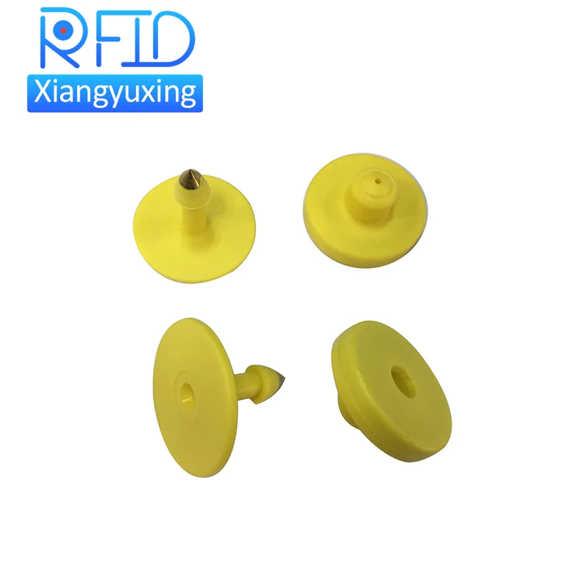 Long reading range cheap animal id tag 860-960mhz tpu uhf cattle ear tag for farm livestock