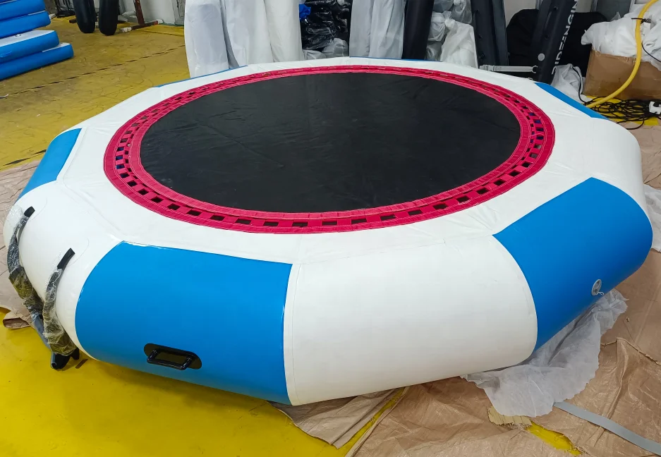 Floating Water Air Jumping Trampoline Inflatable Water Trampoline For Kids And Adults