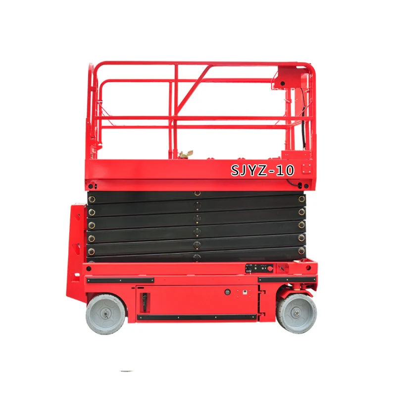 electric scaffolding lift for building construction remote control mobile lifting platform truck foldable electric lifting tool