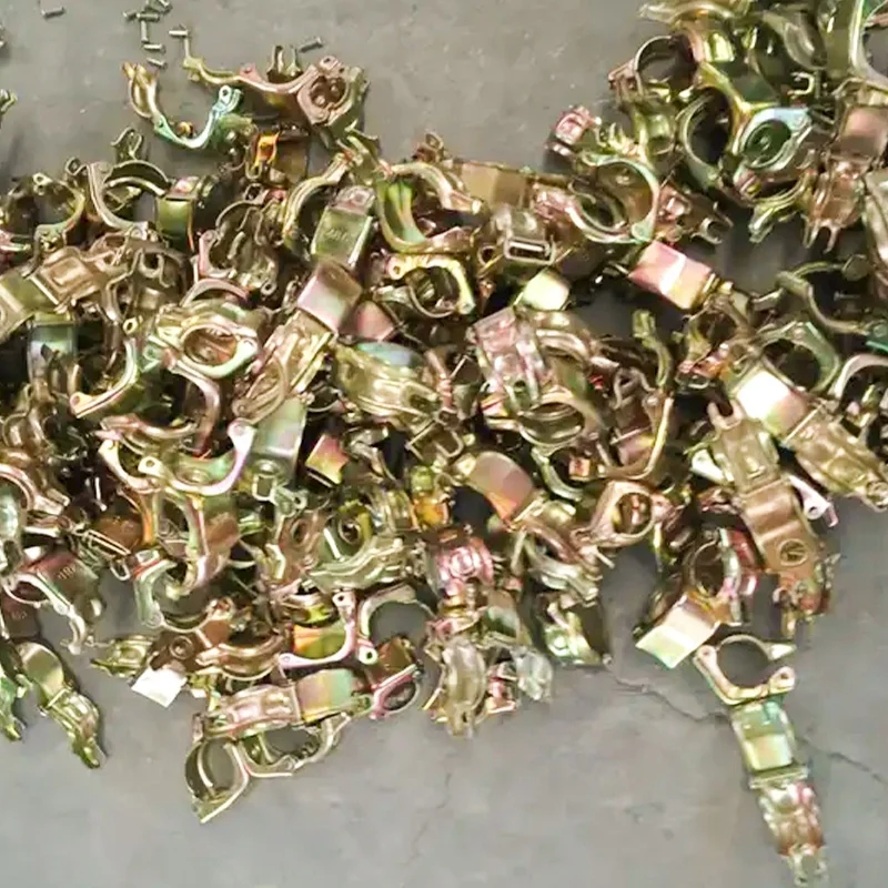 Scaffolding clamp double coupler load capacity pressed right angle coupler