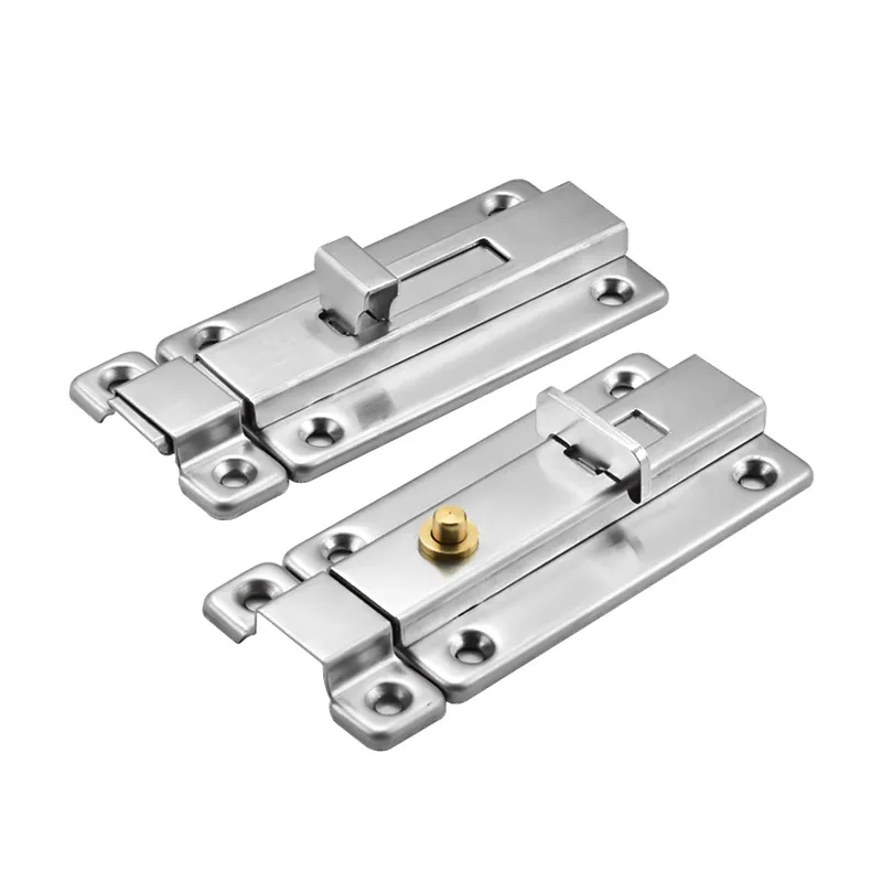 door & window bolts fire security guard slide ground spring lock  automatic door latch for home hotel door security